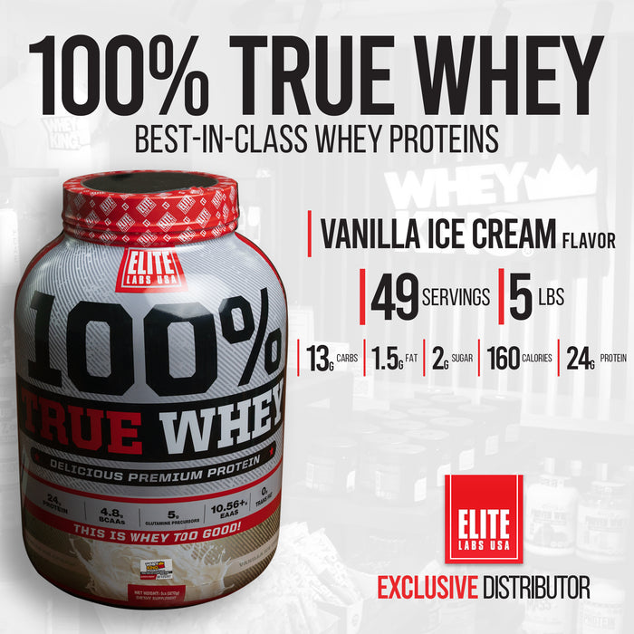 Elite Labs USA 100% True Whey (5lbs)