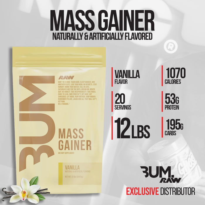 RAW Nutrition | CBUM - Mass Gainer 12lbs