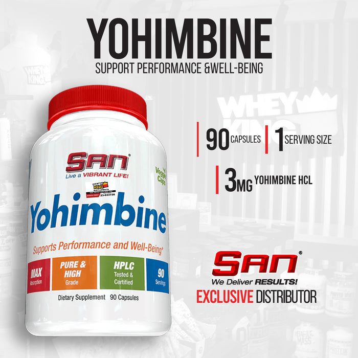 SAN Yohimbine Support Performance & Well Being