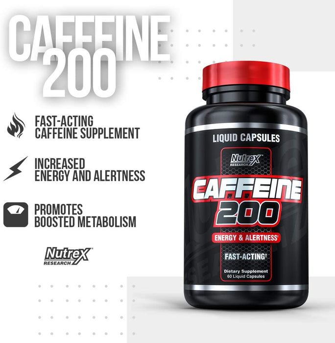 CLEARANCE NUTREX Caffeine 200 Energy and alertness EXP: 4/2025